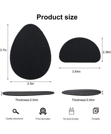 16-Piece Non-Skid Self-Adhesive Shoe Grips - Black | Anti-Slip Shoe Pads for Noise Reduction & Sole Protection - Buy Online on GoSupps.com