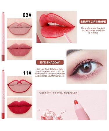 Orange Matte Lip Liner and Lipstick Set - Long Wear, Waterproof, High Pigmented Lip Colors - Buy Online on GoSupps.com