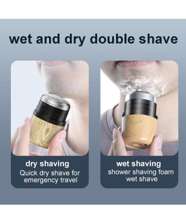 Portable Electric Shaver for Men | Compact Facial Hair Remover with 6 Turbine Vortex Blades - Travel-Friendly & Perfect Gift - Buy Online on GoSupps.com