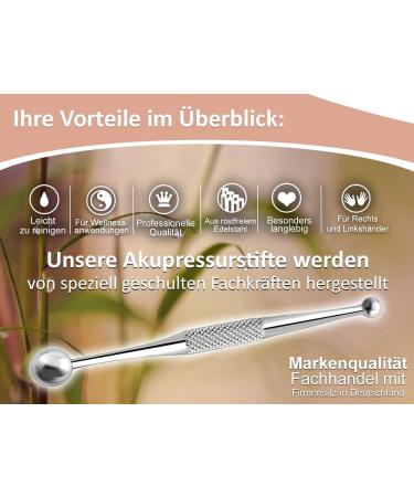 Mini Acupressure Pen - 5/8 mm Scar Stick Acupuncture & Shiatsu Massage Device for Relief - Buy Online on GoSupps.com