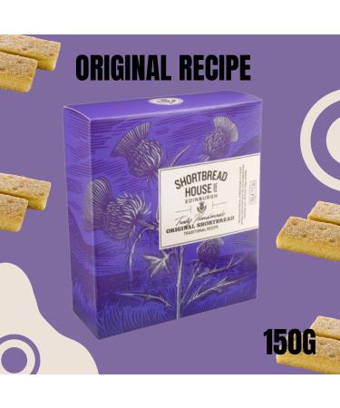 Shortbread House Biscuit Cookies Pick N Mix | Choose From 7 Flavours | Cinnamon & Demerara Dark Chocolate & Orange Macadamia Nuts Traditional Recipe - Pack of 6 X 150g - Buy Online on GoSupps.com