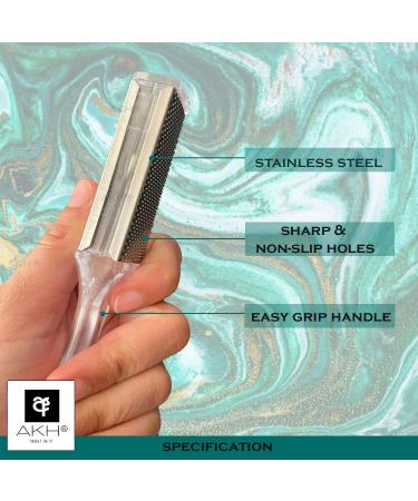 AKH Pedicure File | Stainless Steel Pedicure Foot File | Double-Sided Feet Exfoliator | Foot Rasp File | Hard Skin Remover | Pedicure Tool | Callus Remover and Foot Scrubber | for Dry Cracked Heels - Buy Online on GoSupps.com