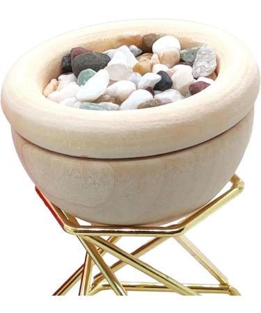 Wood Essential Oil Diffuser | Art Wood & Mini Stone Diffuser for Home Office & Hotel Decor - International Shipping - Buy Online on GoSupps.com