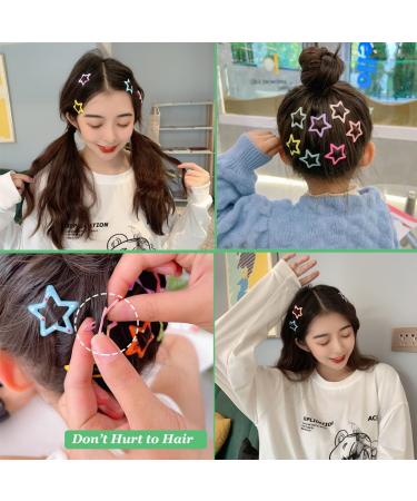 GULELAYAR 28Pcs Star Snap Hair Clips - Non-Slip Metal Barrettes for Women, Girls, Kids - Cute Colorful Hairpins for Sweet Bangs - Mixed Colors (A) - Buy Online on GoSupps.com