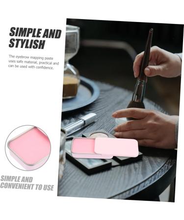 MAGICLULU Eyebrow Facial Paint Positioning Cream Eyebrow Locating Paste Auxiliary Tool Eyebrow Shape Miss 1 count (Pack of 1) Pink - Buy Online on GoSupps.com