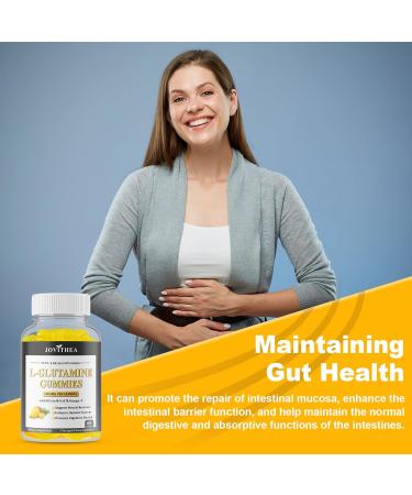 L-Glutamine Gummies 1000mg, Glutamine Supplement for Women & Men, with BCAAs, Magnesium & NAC, Support Gut, Muscle Health & Immunity, Vegan, Non-GMO, Gluten Free, Keto Friendly,Pineapple Flav, 60Ct 60 Count (Pack of 1) - Buy Online on GoSupps.com
