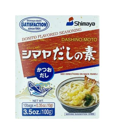 Dashi Japonais en poudre "Dashino-Moto" 100g (10x10g) - Marque Shimaya (Lot de 2 bo tes)