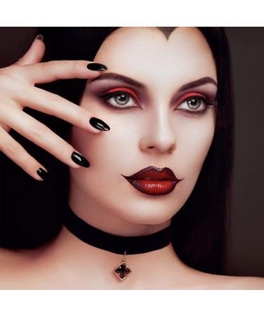 280 Black Nail Wraps Full Cover Decals with Nail Files - Cool Style for Girls & Women - Buy Online on GoSupps.com