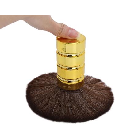 Qukaim Neck Duster Barber Neck Duster Brush Professional Neck Cleaning Brush Soft Gentle Electroplating Gold - Buy Online on GoSupps.com