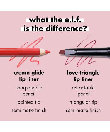 e.l.f. Cream Glide Lip Liner sculpte et sculpte les l vres tr s pigment e finition semi-mate v g talien et sans cruaut envers les animaux Truth or Bare V rit ou Bare - Buy Online on GoSupps.com
