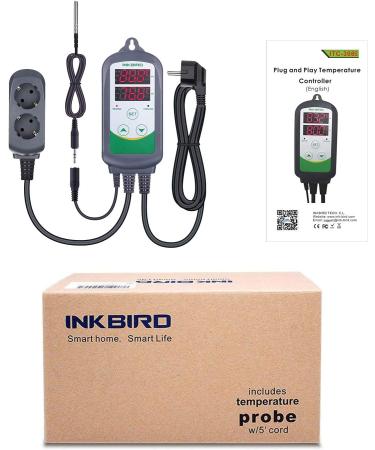 Inkbird ITC-308S Digital Temperature Controller & Thermostat with NTC Probe - International Shipping Available - Buy Online on GoSupps.com