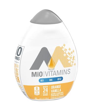 Mio Vitamins Liquid Water Enhancer Orange Vanilla 1.62 OZ - 4 Pack | 6.48 Fl Oz Total - Buy Online on GoSupps.com