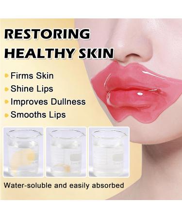 30 PCS 24K Gold Lip & Under Eye Masks - Moisturizing Collagen Formula for Dry Lips & Puffy Eyes Reduces Lip Lines & Dark Circles - Buy Online on GoSupps.com