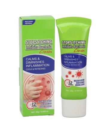 Extra Strength Itch Stopping Cream Anti Itch Cream with Herbal Formula for Insect Bites Eczema Skin Irritation and Rashes Moisturizing Itchy Skin Relief for Adults 0.7Oz