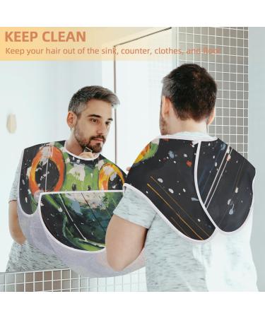 Rainy Day Frog Beard Bib Apron | Beard Hair Catcher for Men | Perfect Father's Day & Christmas Gift for Dad & Husband - Buy Online on GoSupps.com