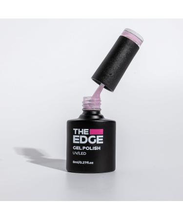 THE EDGE Gel Nail Polish 8ml - The Soft French - UV/LED Manicure/Pedicure for Salon & Home Use Highly Pigmented/Long Lasting/2-Coat Coverage - Buy Online on GoSupps.com