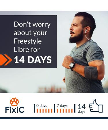 FixiC Freestyle Adhesive Patches 25 PCS - Waterproof Pre-Cut Covers for Libre 1 & 2, Enlite, Guardian - Tan Color - Best Sensor Fixation Solution - Buy Online on GoSupps.com