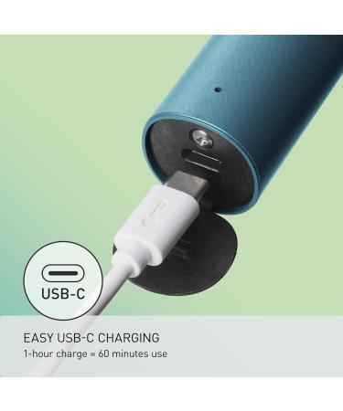 Panasonic Electric Razor for Men - Wet Dry Shaver with 3-Blade USB-C Charging Ergonomic Handle - ES-RM3B-A Blue - Buy Online on GoSupps.com
