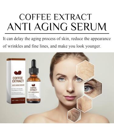 Retinol Serum for Face - Coffee Extract Face Serum - Anti-Aging & Anti Wrinkles Face Serum for Women - Vitamin C Serum for Face - Face Care Squalane Hydrating Serum - Facial Serum - Skin Care Serum - Buy Online on GoSupps.com