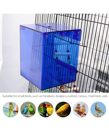 Kathson Parrot Bath Box - Hanging Bathtub for Pet Birds (Blue) - Buy Online on GoSupps.com
