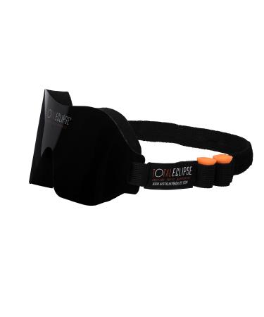 Total Eclipse - Instant Total Darkness - Sleep Mask with Adjustable Strap and Free Earplugs