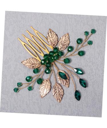 FRCOLOR Set of 4 Bridal Crystal Hair Comb Bridal Accessories Leaf Hair Comb Wedding Hair Accessories Tiara Hair Accessories Hair Comb for Bridal Wedding Hair Comb Leaves - Buy Online on GoSupps.com