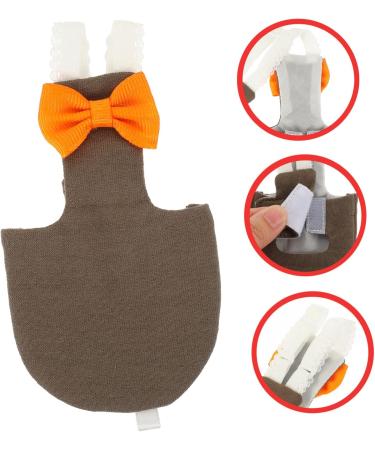 PopetPop Fly Bird Diapers - Reusable Cotton Bird Costumes for Pigeons & Parrots - Bowknots Design 12x6cm - Buy Online on GoSupps.com