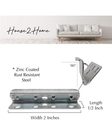 House2Home Replacement Elastic Webbing Kit to Repair Sagging Couch  Chair  Lawn and Patio Furniture  Includes Installation Instructions  2 Inch Wide x 40 Ft. Long Strapping and Metal Webbing Clips Black - Buy Online on GoSupps.com