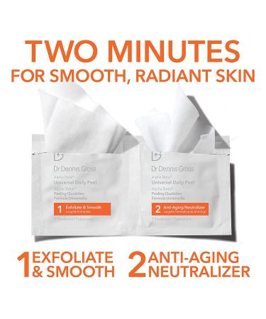 Dr. Dennis Gross Alpha Beta Universal Daily Peel - 5 Treatments for Uneven Tone, Fine Lines, & Enlarged Pores - Buy Online on GoSupps.com