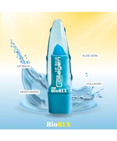 Buy BioRLX Collagen with Aloe Vera Lip Balm - Nourishing Hydration for Soft Lips | International Shipping - Buy Online on GoSupps.com