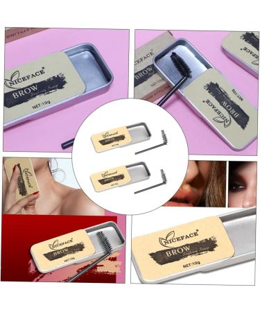 VINTORKY 2 Sets Eyebrow Soap Brow Shaping Woman Brow Soap Eyebrow Cream Eyebrow Styling Cream Gel Texture - Buy Online on GoSupps.com
