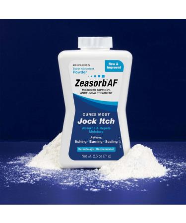Zeasorb Antifungal Treatment Powder for Jock Itch - 2.5 oz (4 Pack) | Effective Relief & Fast Shipping Worldwide - Buy Online on GoSupps.com