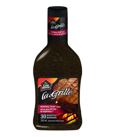 Club House La Grille Grilling Made Easy Montreal Steak Spice Marinade 350ml Montreal Steak 350 ml (Pack of 1)