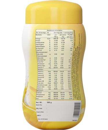 Endura Mass Weight Gainer Powder 500g - Banana Flavor | 3 Sources of Protein Carbs & Essential Nutrients - Perfect for All Ages Athletes & Fitness Enthusiasts - Buy Online on GoSupps.com