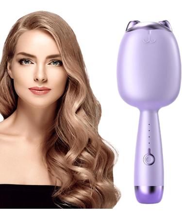Waver Hair Tool - 32mm Cat Paw Temperature Control Curling Wand with 4 Gears - Cartoon Portable Egg-Roll Hairstyle Waver Portable Curling Iron for Travel Daily Life Maijia Purple - Buy Online on GoSupps.com