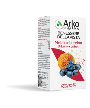 Arkopharma ARKOPHARMA ARKOCAPSULE MIRTILLO + LUTEINA 45 CAPSULE