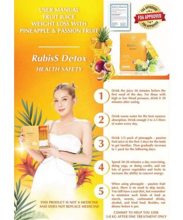 Rubiss Detox: Fruit Infused Weight Loss Drink - Buy Online on GoSupps.com