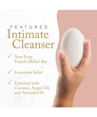 Joylux SHEbar Feminine Cleansing Bar - pH-Balanced Formula with Gentle Ingredients, Velvety Texture, Light Mandarin Scent - 3.2oz - Buy Online on GoSupps.com