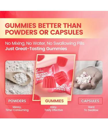 Vaginal Probiotics For Women Gummies For Female Balance Probiotics The Vaginal Health Of 60 Gummies3pcs - Buy Online on GoSupps.com