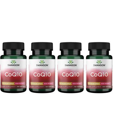 Swanson CoQ10- Coenzyme Q10 Supplement - (100 Softgels 100mg Each)