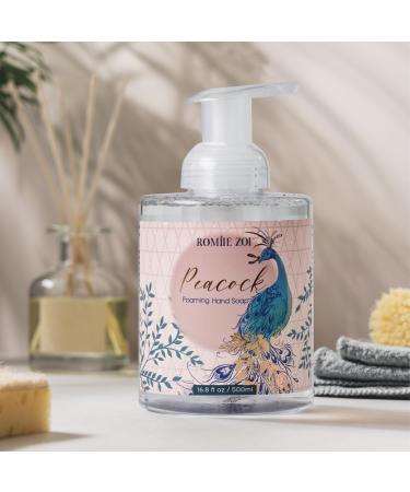 Christmas Foaming Hand Soap Gift Box - Peacock & Blue Lotus Aroma - 500ml International Shipping - Buy Online on GoSupps.com