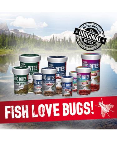 Fluval Bug Bites Color Enhancing Fish Food Tropical Fish Flakes 0.63 oz - Small to Medium Sized Fish - Pack of 1 - Buy Online on GoSupps.com
