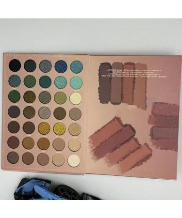 Eyeshadow Plate 105 Vibrant Colors Foldable Design Makeup Cosmetics Highlighter Palette Long Lasting and Waterproof Ideal for Women Daily Office Parties Date - Buy Online on GoSupps.com