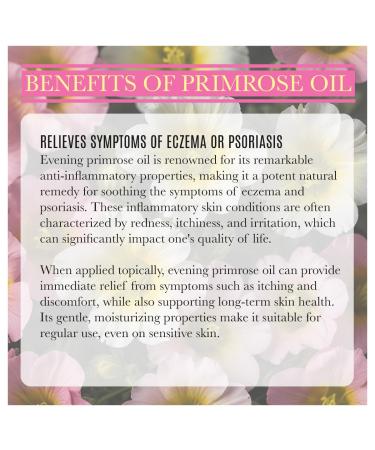 Organic Evening Primrose Oil - Cold Pressed & Unrefined Skin & Hair Moisturizer | 4 fl oz - International Shipping Available - Buy Online on GoSupps.com