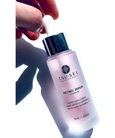 RETINOL SERUM for face with Vitamin B3 by TSU:SEI - Organic Anti-Aging Facial Serum for Fine Lines Wrinkles and Uneven Skin Tone. Cruelty Free Skincare. 30ml. - Buy Online on GoSupps.com