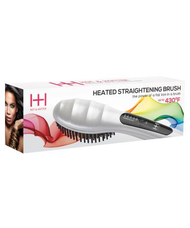 Annie H and H Heated Straightening Brush White
