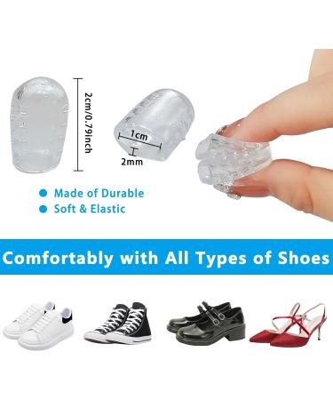 GROVL Silicone Anti-Friction Toe Protectors - 30 Pcs Clear Pinky Toe Caps for Women Men - Breathable Toe Covers with Holes for Ingrown Toenails, Calluses, Blisters - Buy Online on GoSupps.com
