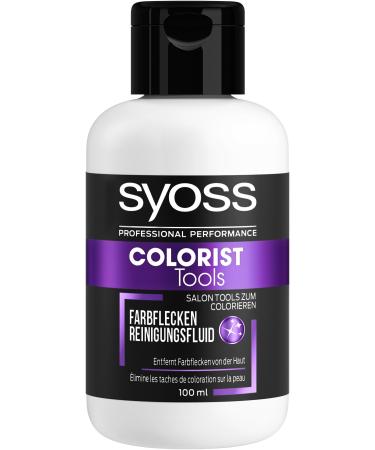 Syoss Colorist Tools Fluid Color Stain Cleaning Fluid pack of 3 (3 x 100 ml)