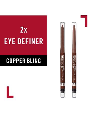 Rimmel Exaggerate Eye Definer Copper Bling - 2 Pack - Buy Online on GoSupps.com