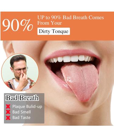 Stainless Steel Tongue Scraper for Adults - 2 Pack Metal Tongue Cleaners for Fresh Breath & Oral Hygiene - Buy Online on GoSupps.com